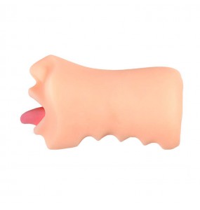 Extravagant Clove Tongue Blow Job Sex Toy Reversed Buttock Mold